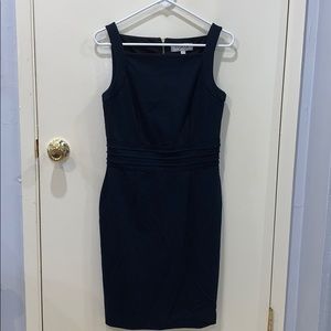 Strapped Pencil Dress Dark Blue